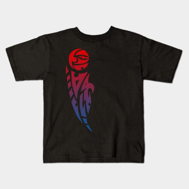 Tribal: Abstract Sphere and Claw Kids T-Shirt by hybridgothica